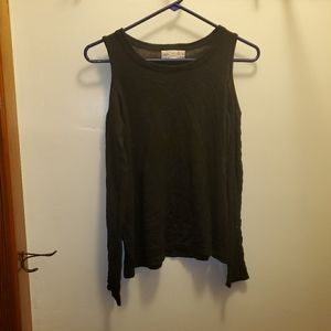 Pink Republic braided sleeve sweater